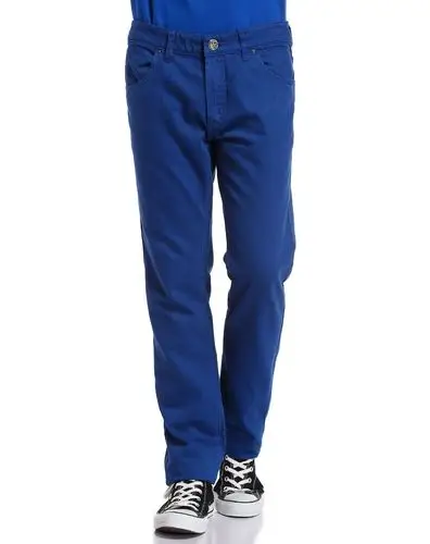 深蓝色男式牛仔裤