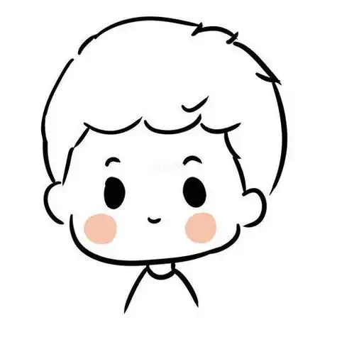 卡通男生简笔画