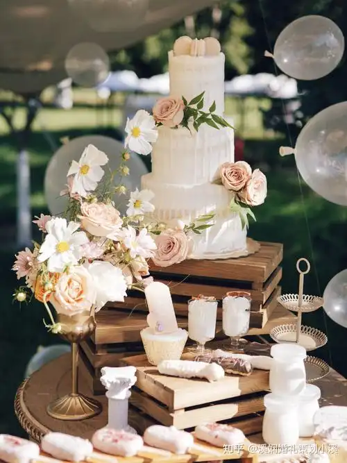 户外婚礼省钱气氛组78露营主题甜品台72