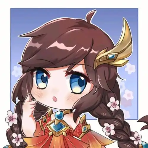 q版王者荣耀头像是萌妹专属头哦抱图记得吱一声哦王者荣耀头像头像