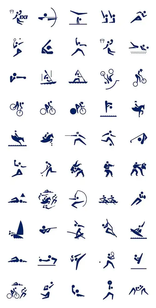 2020年东京奥运会体育项目icon