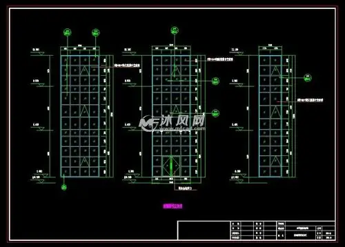 玻璃幕墙立面图