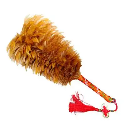 鸡毛掸子手工制作家具除尘桌面清洁用品静电掸鸡毛扫精品新品推荐