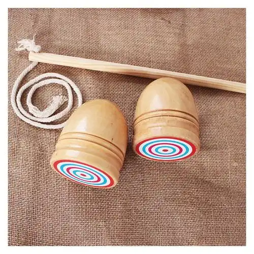 木制陀螺学生儿童成人中老年大号健身玩具原始民间实木陀罗代鞭绳