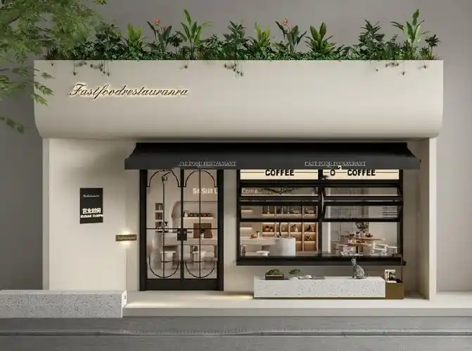 临街店面门头设计一组/推荐:《临街店面门头设计效果图合集》/获取