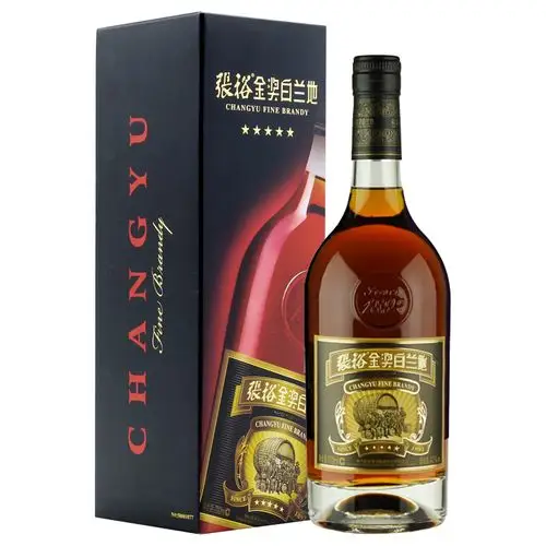 张裕(changyu)五星 金奖白兰地 700ml 40%vol
