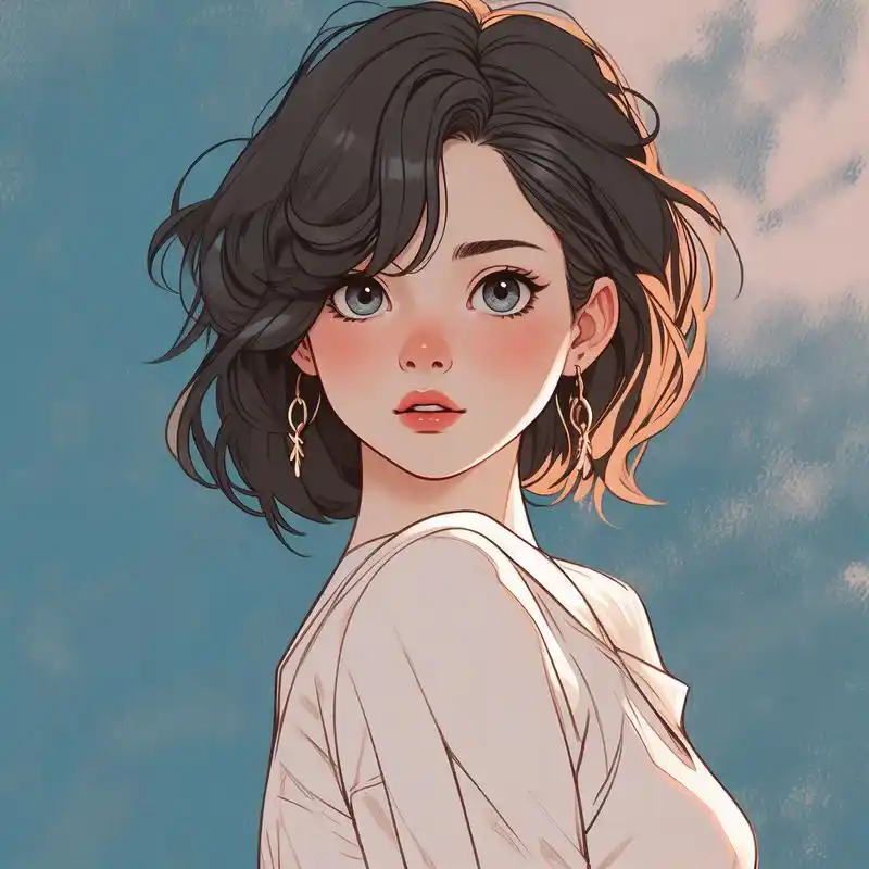 动漫女生头像99ins潮流风 探索动漫与ins风的完美结合,这些女生头像