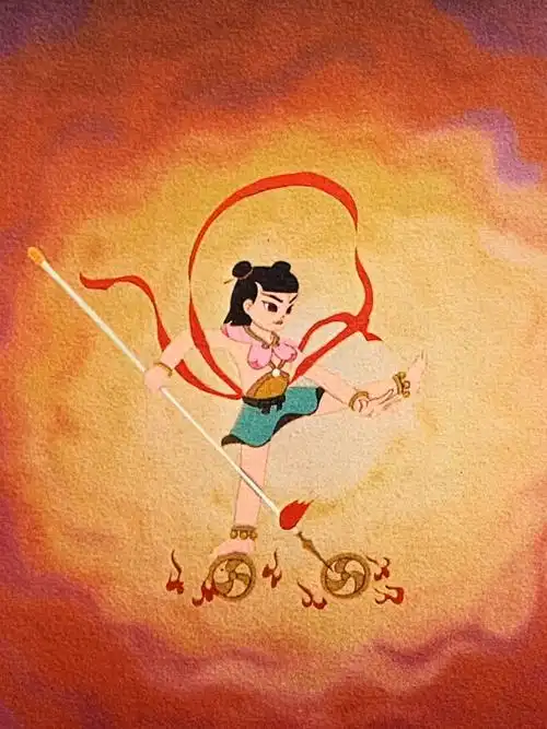 03哪吒闹海原稿画作二