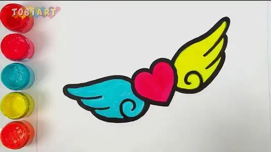 翅膀简笔画 翅膀简笔画简单又漂亮