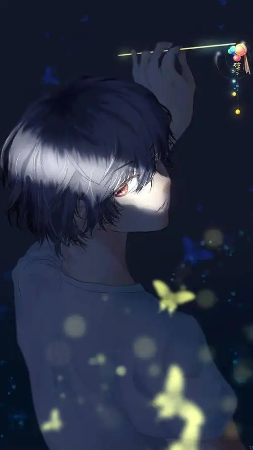 我不求大富大贵,我只想你回心转意.动漫壁纸,男生手机锁屏