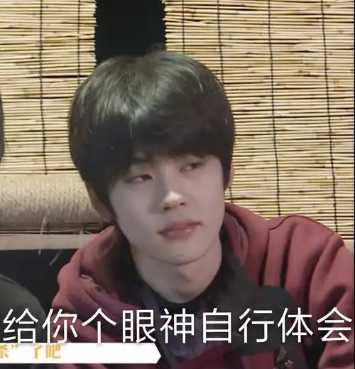 给你个眼神自行体会姚景元表情包系列明星表情表情