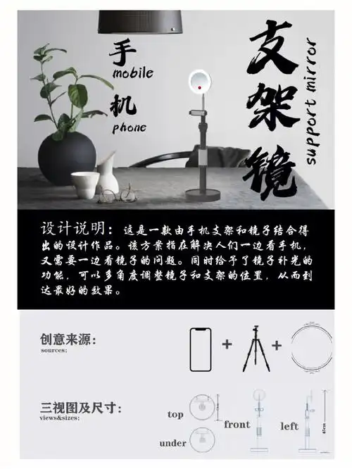 工业设计展板两张