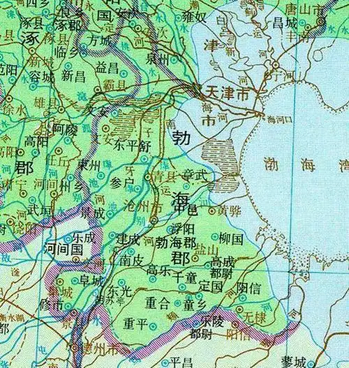 古代哪个郡这么牛中国四大海之一因它命名