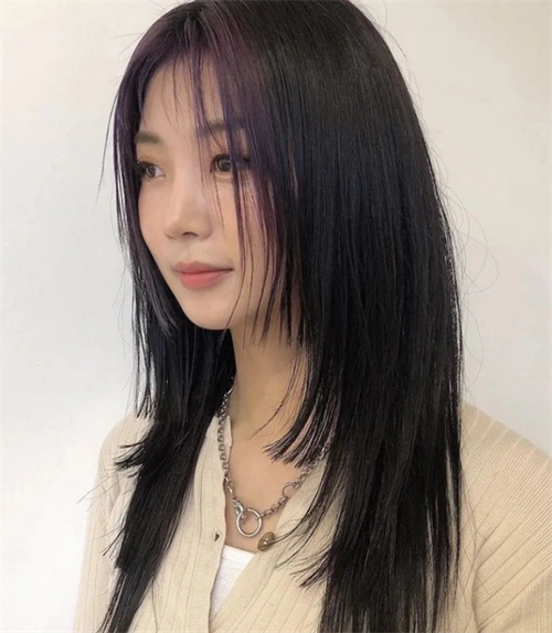 个性断层长直发 清新文艺免打理_直发发型 - 美发站