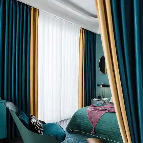 窗帘2021年新款客厅卧室高级感高端欧式办公室简约大气主卧飘窗