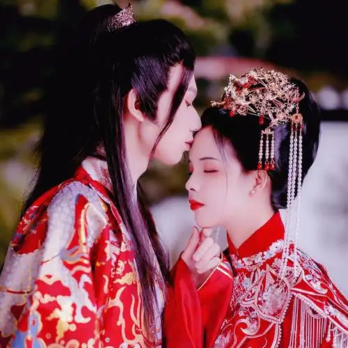 云落精品美化图 #精品汉服情侣头像 :原图来源于网络,自调美化汉服