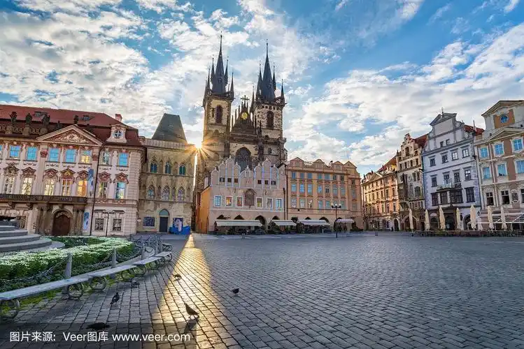 布拉格老城广场,捷克共和国