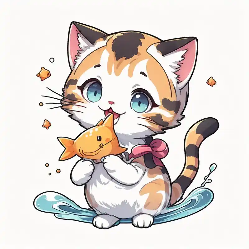 93超萌猫咪q版头像04 哇～看看这些超级可爱的猫咪q版头像,是不是