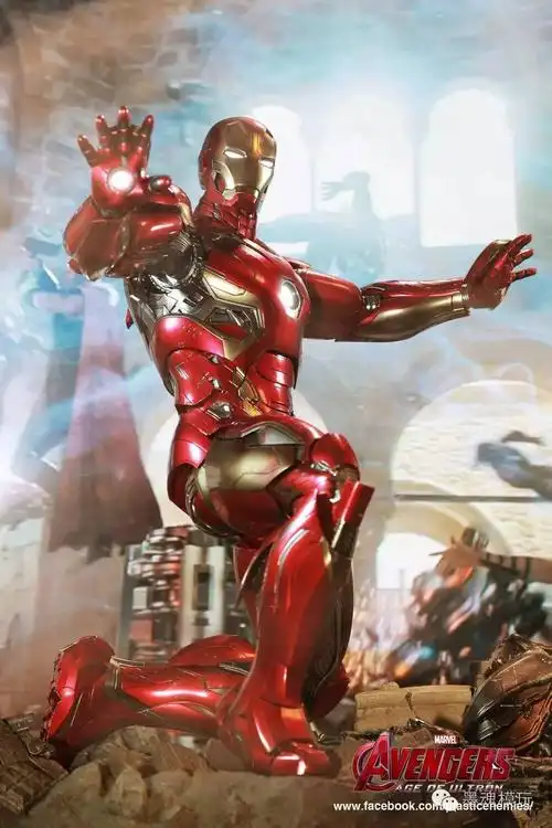 多人开箱hottoys14qs006复仇者联盟2钢铁侠mk45markxlv