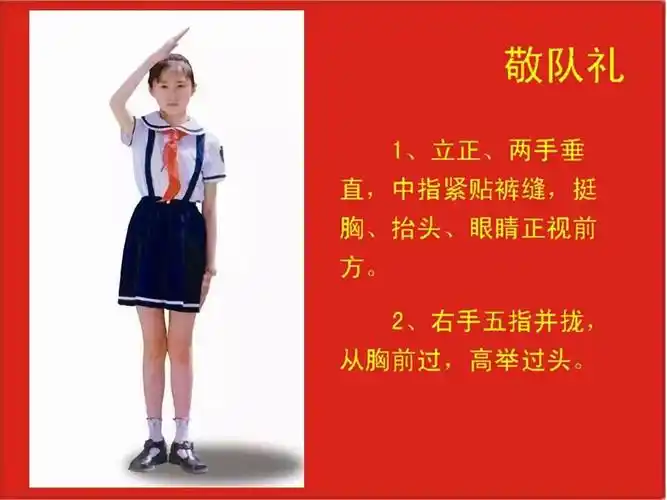 2.会敬队礼 基本要求:知道队礼的含义,能规范敬队礼.