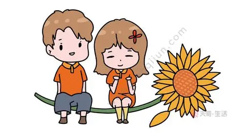 小男孩小女孩简笔画步骤 小男孩小女孩简笔画教程