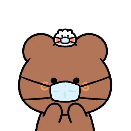 动物戴口罩的搞笑图片卡通