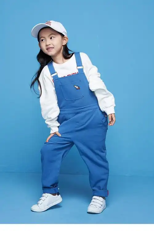 童装初语童装背带裤休闲长裤男童女童裤子儿童宝宝裤t8319020073