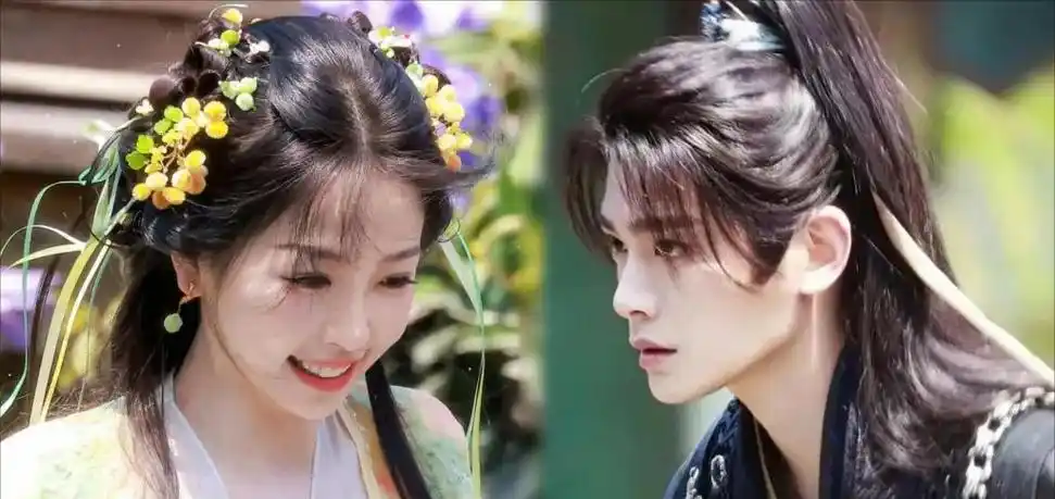 永夜星河虞书欣丁禹兮对视互动美感十足引起网友赞叹