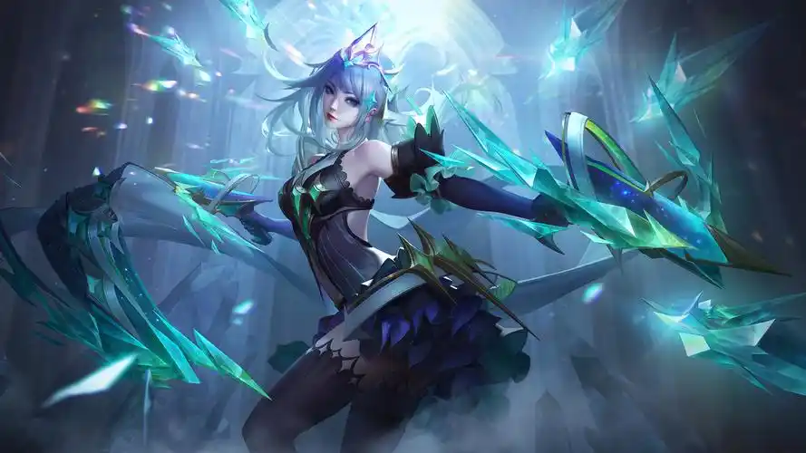 王者荣耀女英雄虞姬-启明星使皮肤壁纸