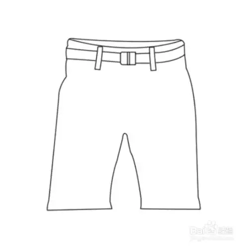 如何画短裤简笔画