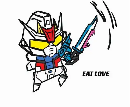 高达简笔画q版高达简笔画q版扎古