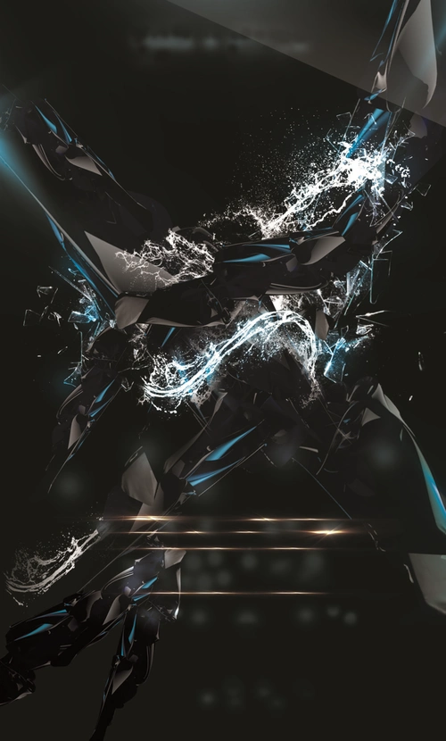 机械绚丽海报背景图