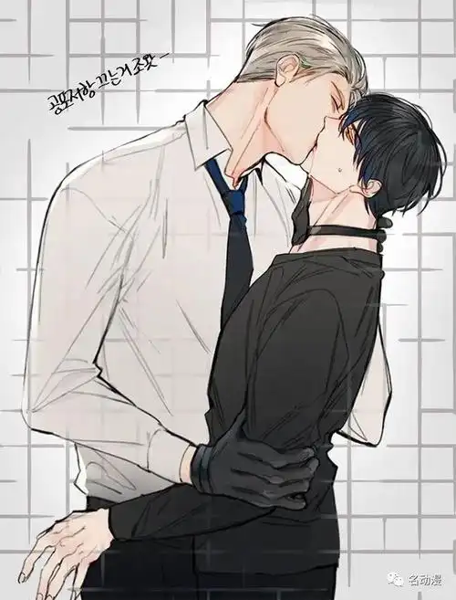 动漫人物接吻姿势参考