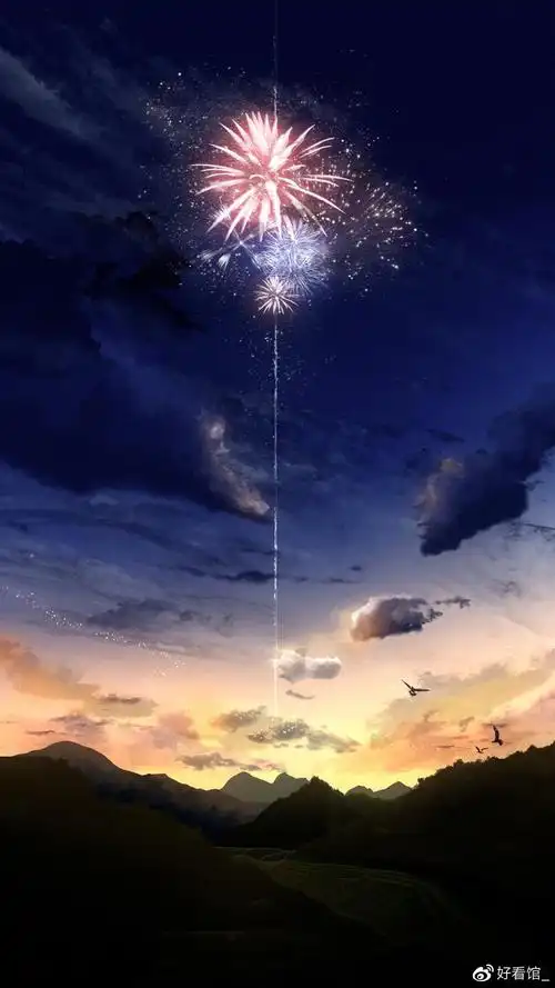 2021年跨年夜壁纸_烟花壁纸_烟花壁纸唯美图片高清_唯美绚烂的烟花图