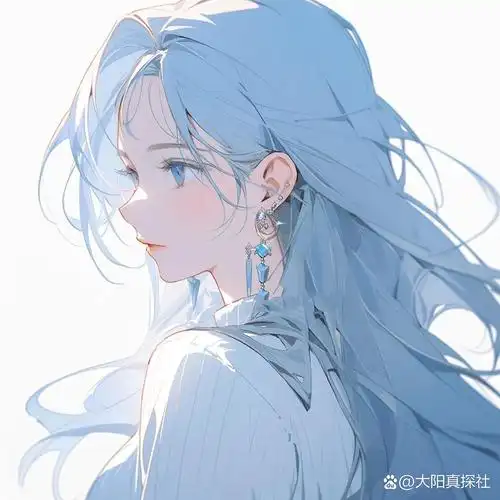 女生头像·清新蓝色系