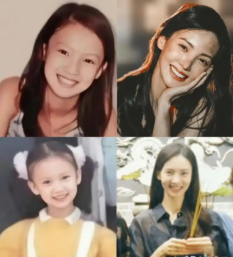 金晨小时候也太好看了,和现在怎么差那么多?