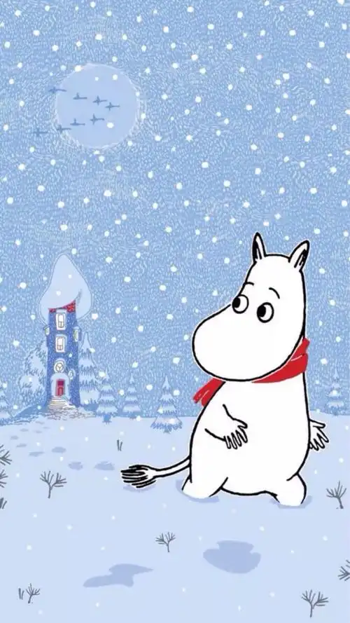 姆明 雪景 - 堆糖,美图壁纸兴趣社区