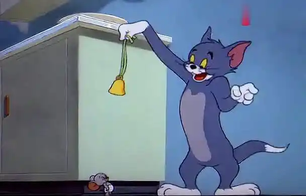 猫和老鼠:jerry教小鼠往tom身上挂铃铛,失利后,jerry虚心学习