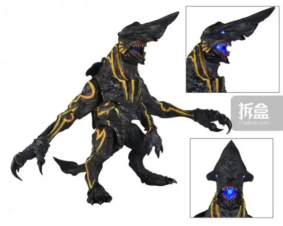 neca发布环太平洋18寸可动刀锋头开菊兽