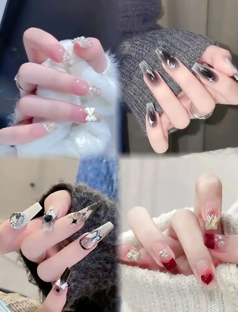 2024初春爆款~来了来了~初春氛围感美甲~高级又简约的美甲 - 抖音