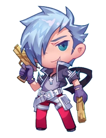 酷跑英雄小飞x小帅简笔画无色