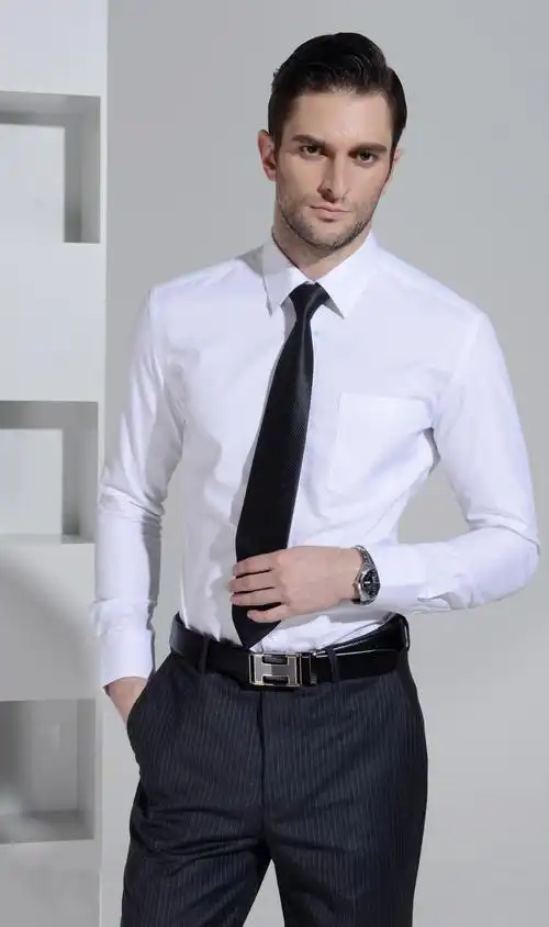 男士经典长袖衬衫