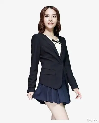 女士西服png素材透明免抠图片动植人物