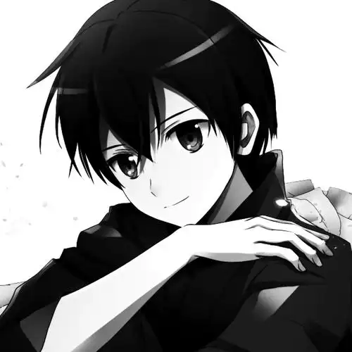 动漫头像,男生头像,黑白动漫男头