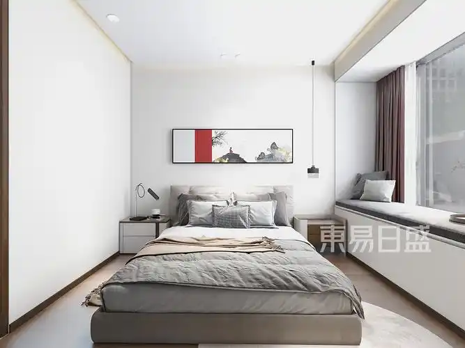 水郡未来城100平三居现代风格装修效果图