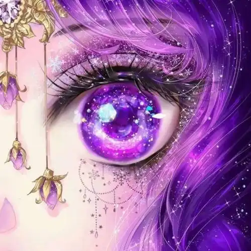 明眸皓齿,盈盈秋水,眼睛特写动漫图片