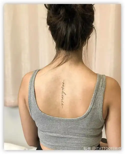 细线纹身创意,简约派请收藏好! - 知乎