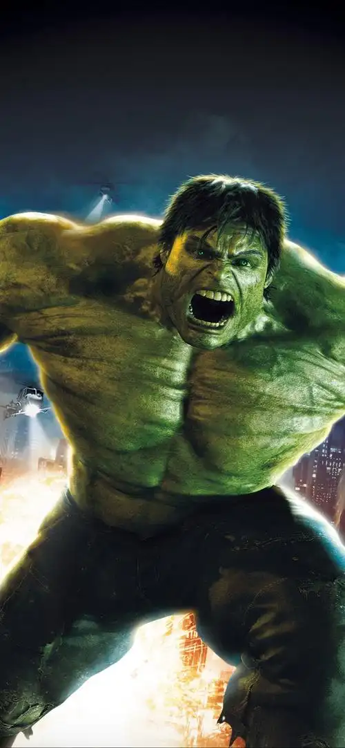 愤怒的绿巨人2008手机锁屏壁纸