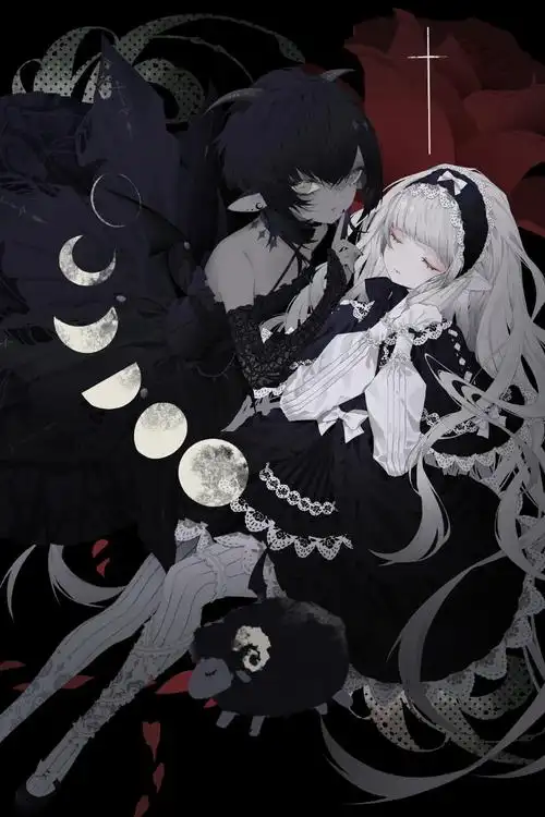 【p站画师】暗黑系的哥特少女!