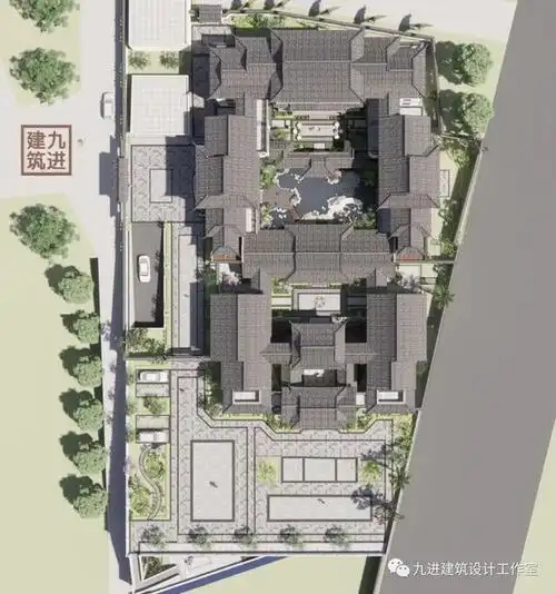 传承多进式中式合院,好像开启不完的匣子,开了一个又一个,信步闲庭,又